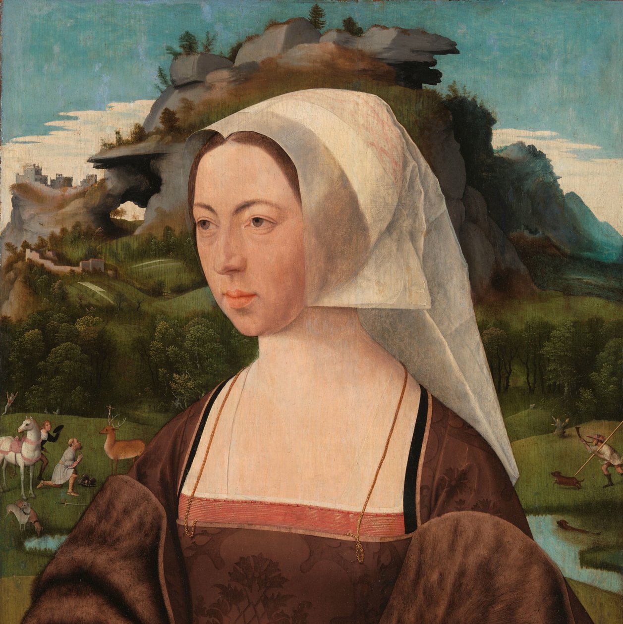 Retrato de uma Mulher Desconhecida
Retrato de uma mulher de Jan Jansz Mostaert