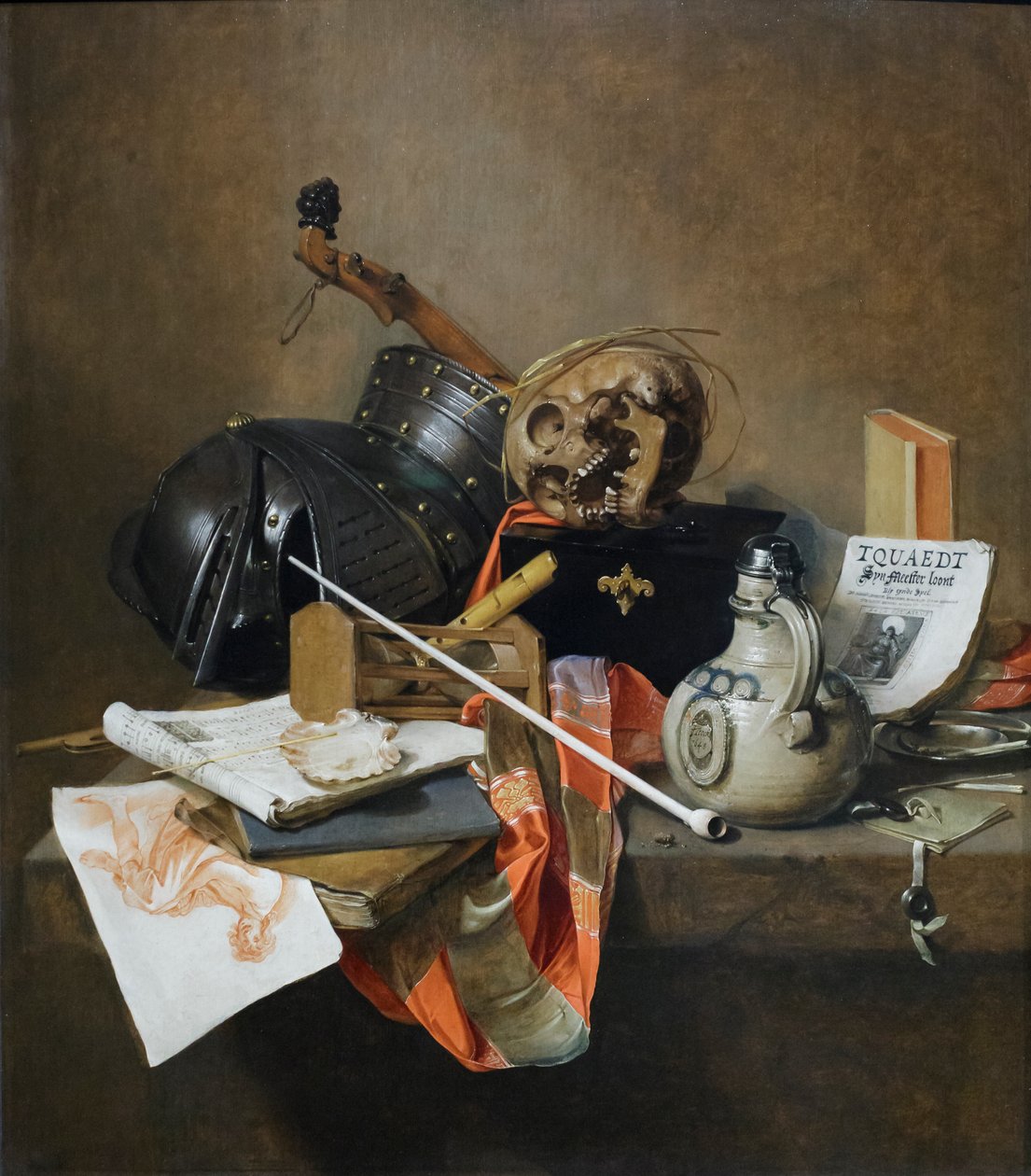 Natureza morta Vanitas de Jan Jansz Treck