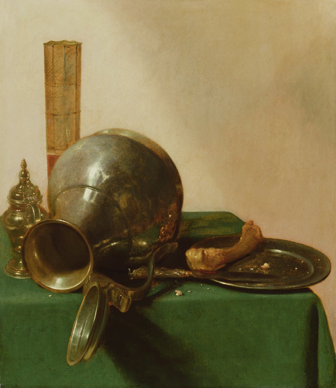 Ainda vida com um jarro virado, c.1632-37 de Jan Jansz. den Uyl