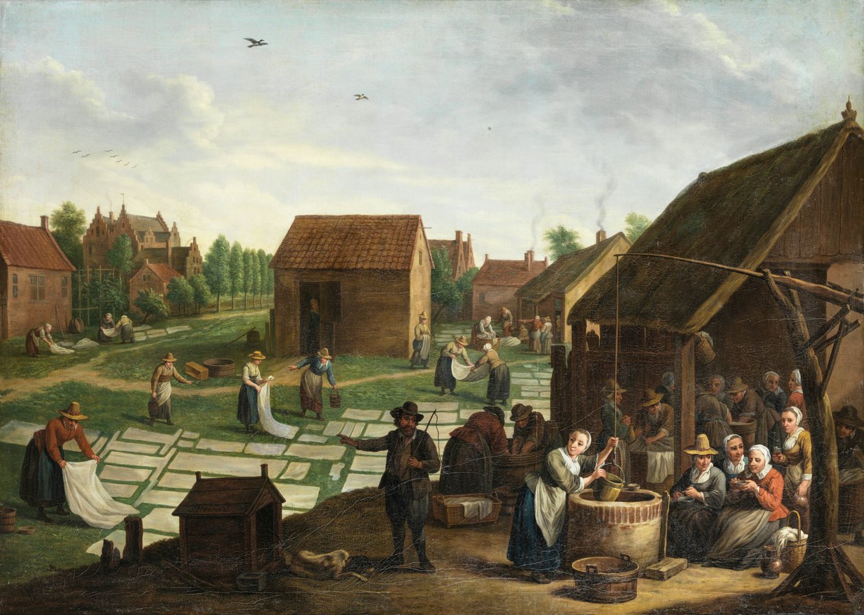 Jan Josef Horemans (II) Bleachfield de Jan Josef Horemans the Younger