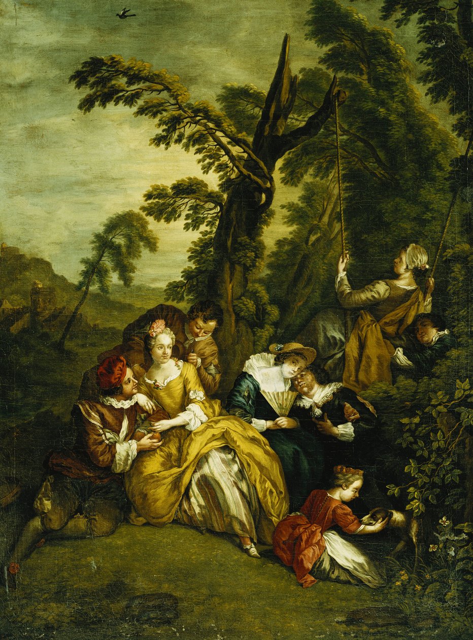 Um Fete Champetre, 1756 de Jan Josef the Elder Horemans