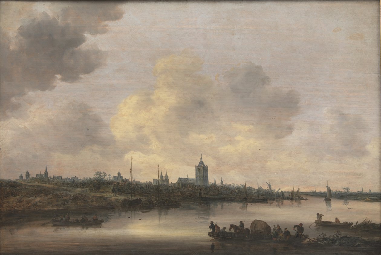 Vista da cidade de Arnhem de Jan Josefsz van Goyen