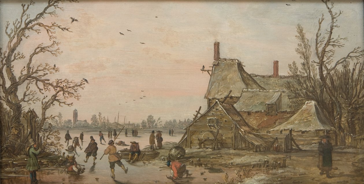 Cena de inverno em uma fazenda de Jan Josefsz van Goyen