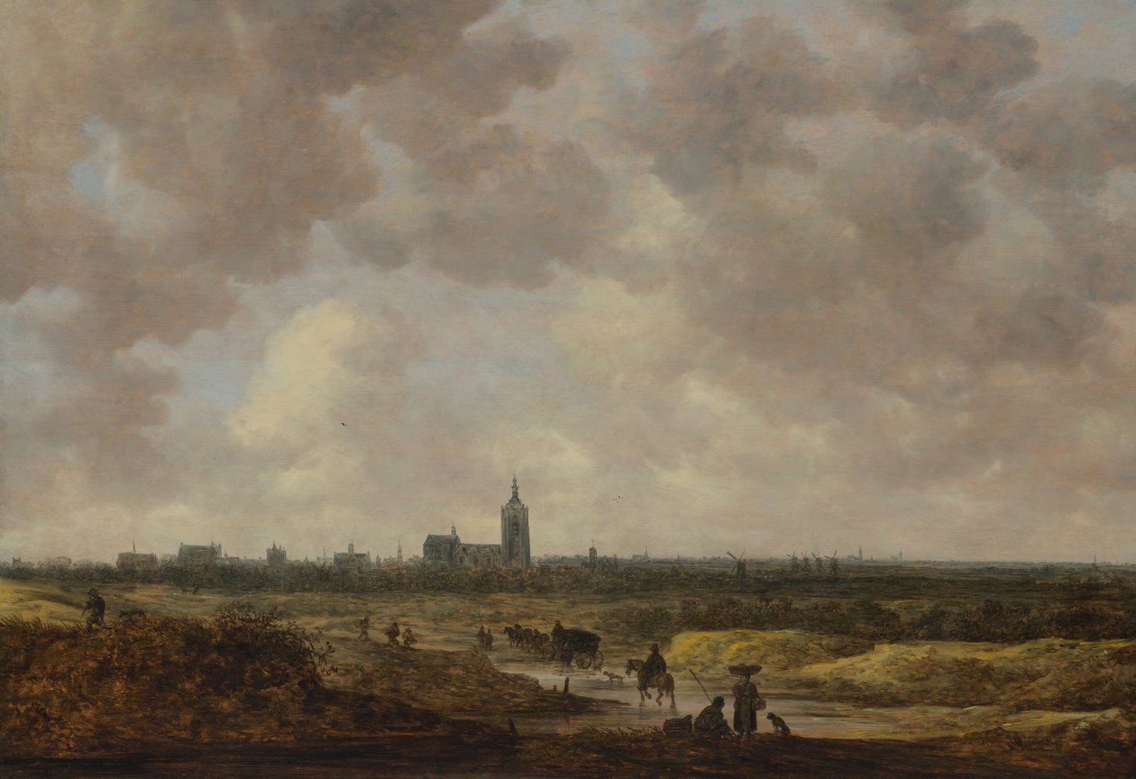 Uma vista de Haia do noroeste, 1647. de Jan Josephsz van Goyen