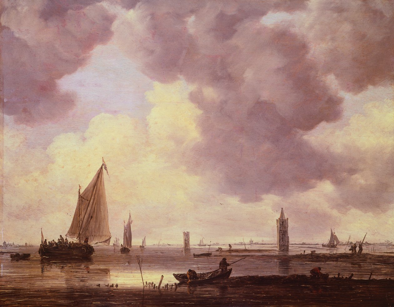 Barcos de Jan Josephsz van Goyen