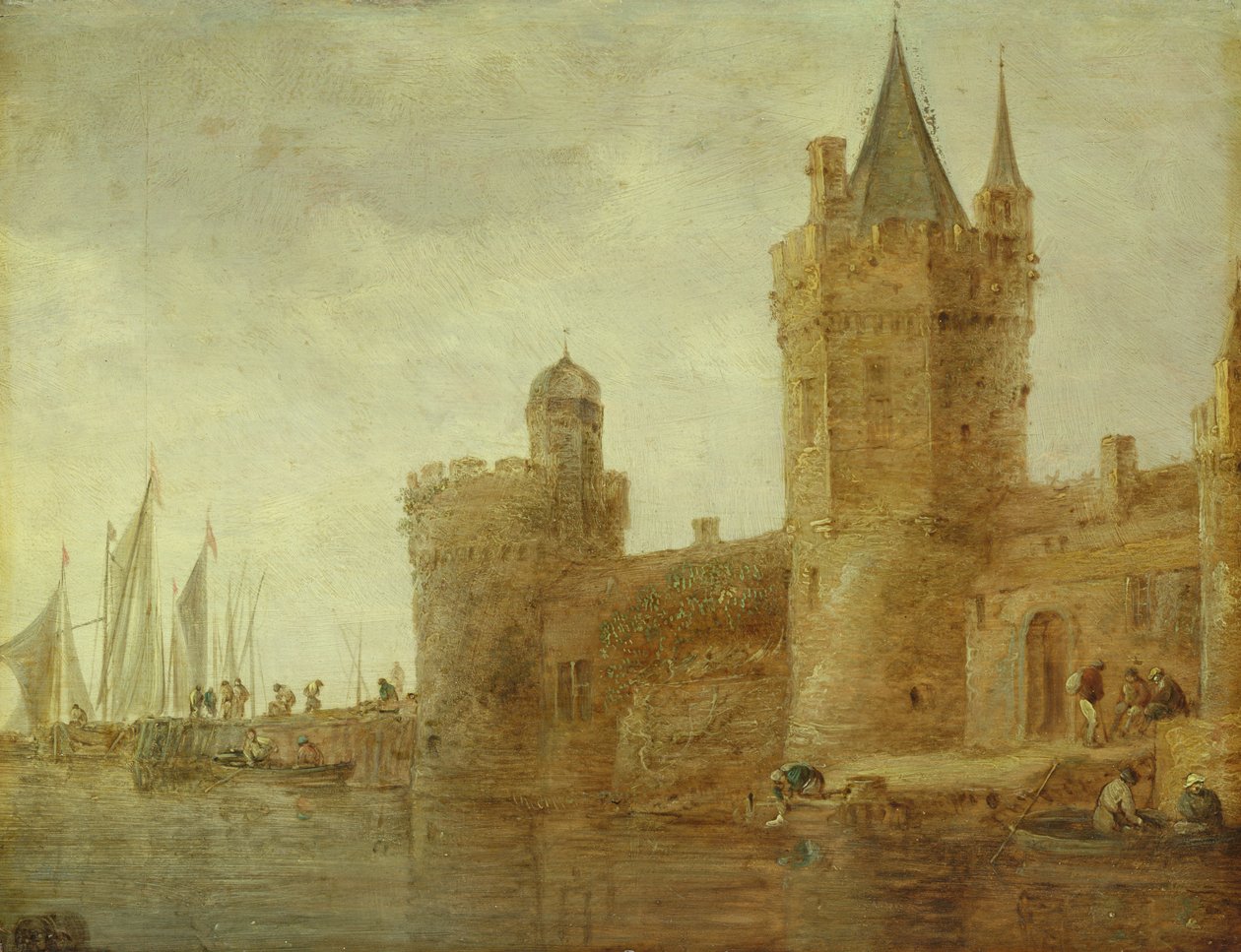 Baluarte na Água de Jan Josephsz van Goyen