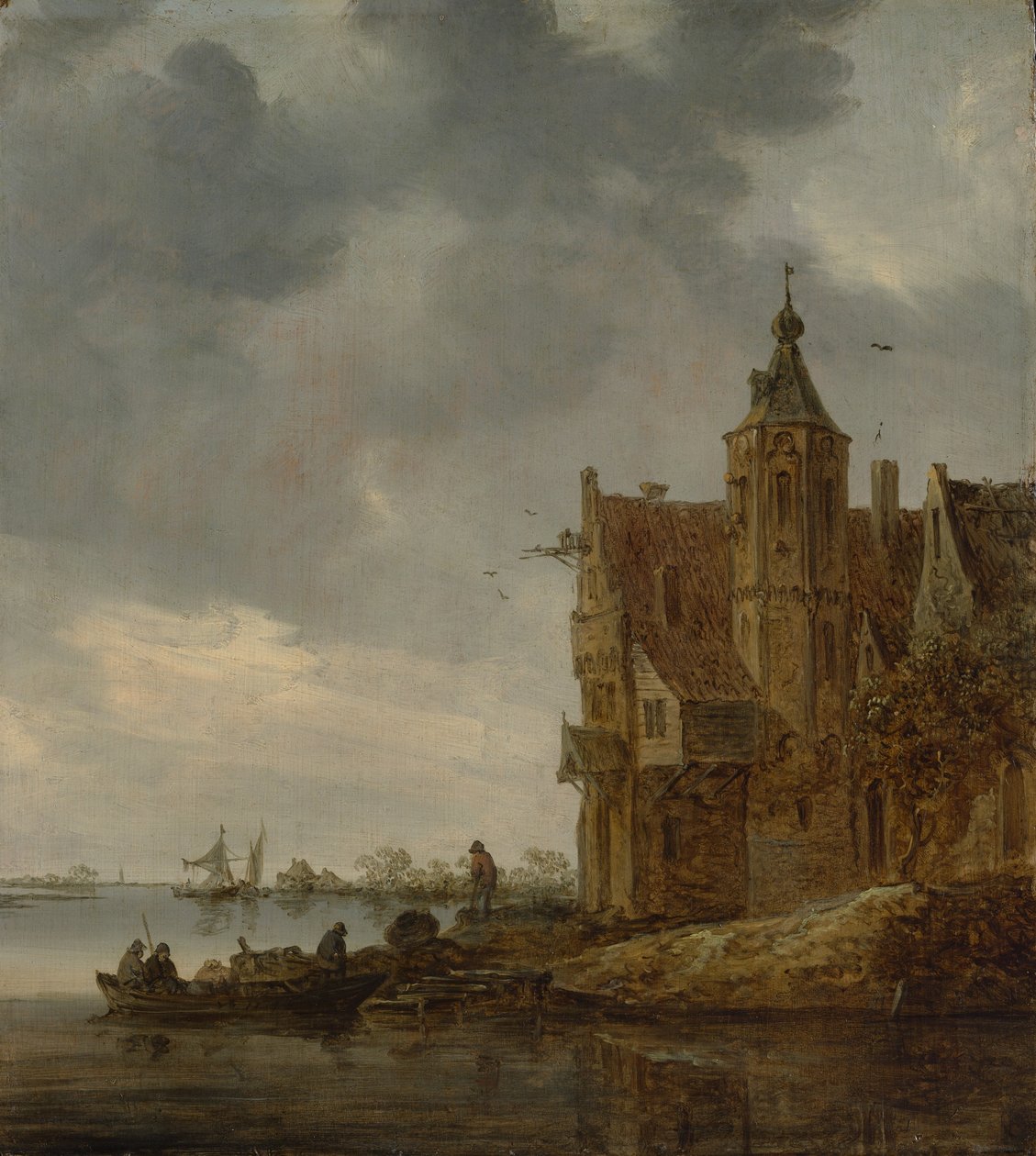 Casa de campo perto da água, 1646. de Jan Josephsz van Goyen