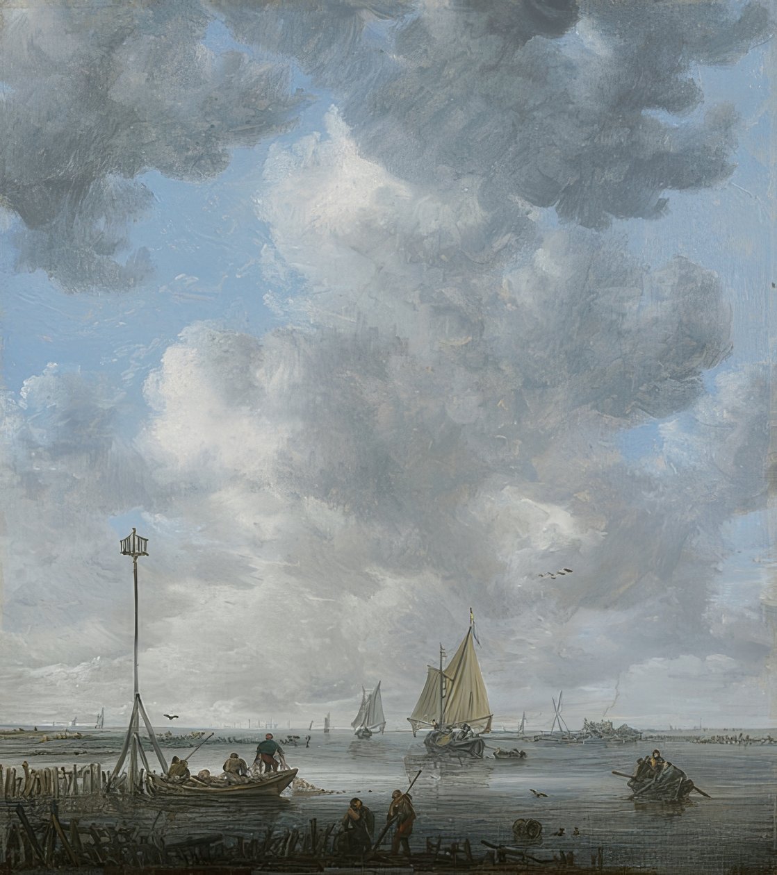 Os apuros. Por volta de 1646-50 de Jan Josephsz van Goyen