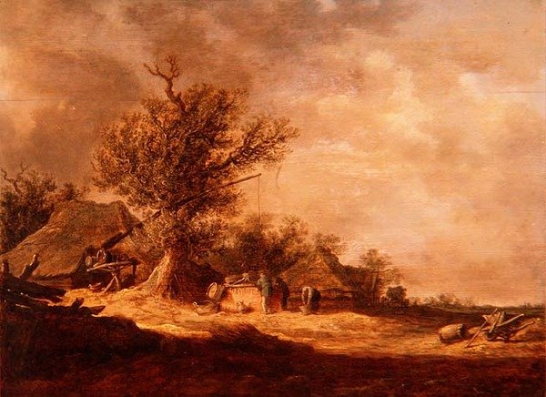 Paisagem nas Dunas de Jan Josephsz van Goyen