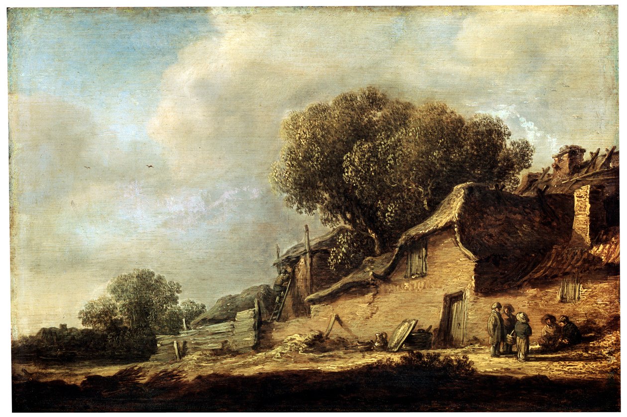 Paisagem com uma casa de campo camponesa, 1631. de Jan Josephsz van Goyen