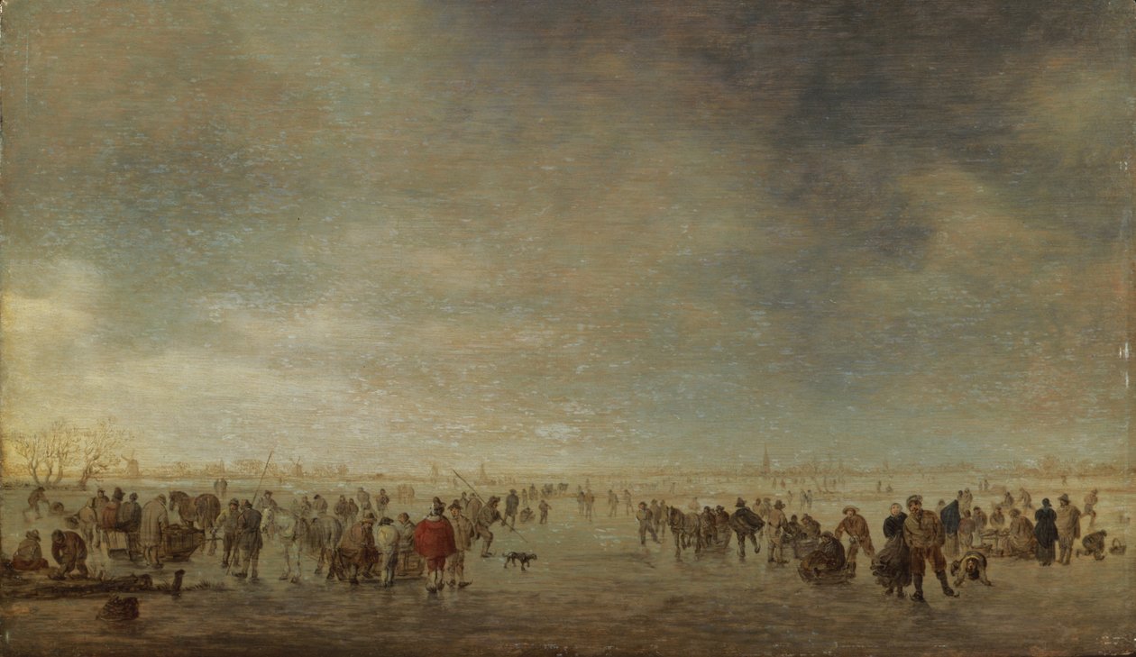 Patinadores, 1641 de Jan Josephsz van Goyen