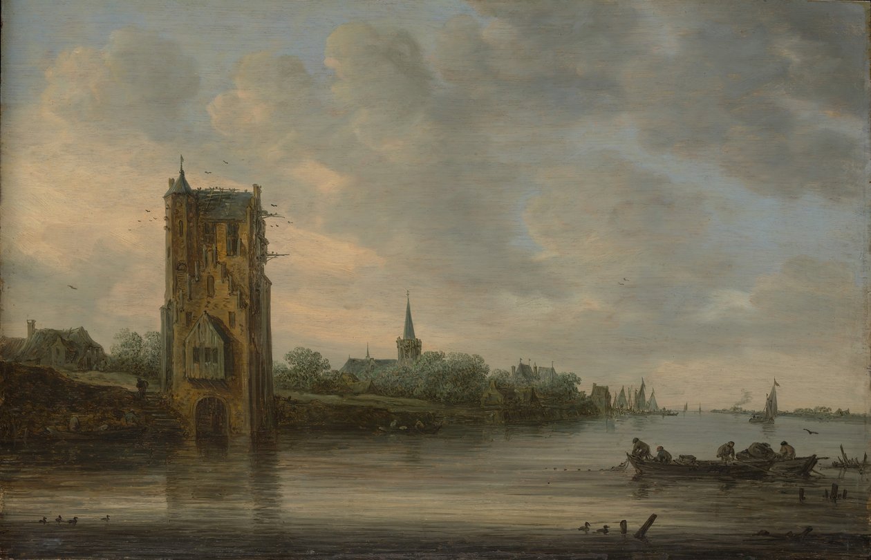 O portão Pelkus, perto de Utrecht, 1646. de Jan Josephsz van Goyen