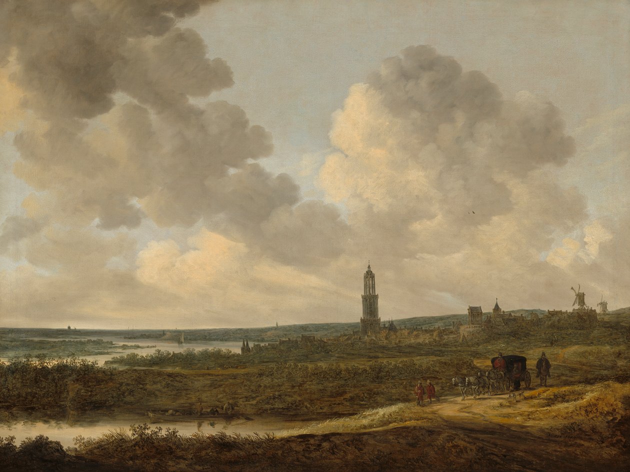 Vista de Rhenen de Jan Josephsz van Goyen