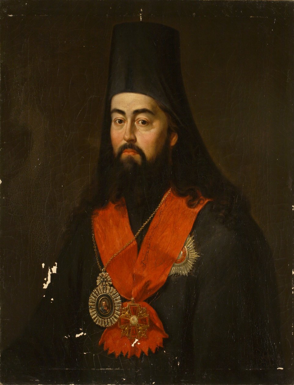 Retrato do arcebispo Pavel Ponomarev de Rostov e Yaroslavl 1745-1806, 1836 de Jan Ksawery Kaniewski