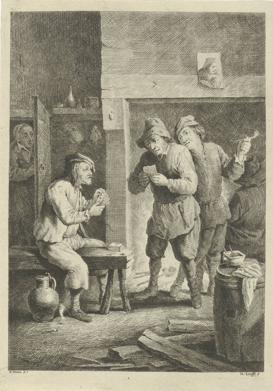 Jogadores de cartas de Jan Lauwryn Krafft (I)