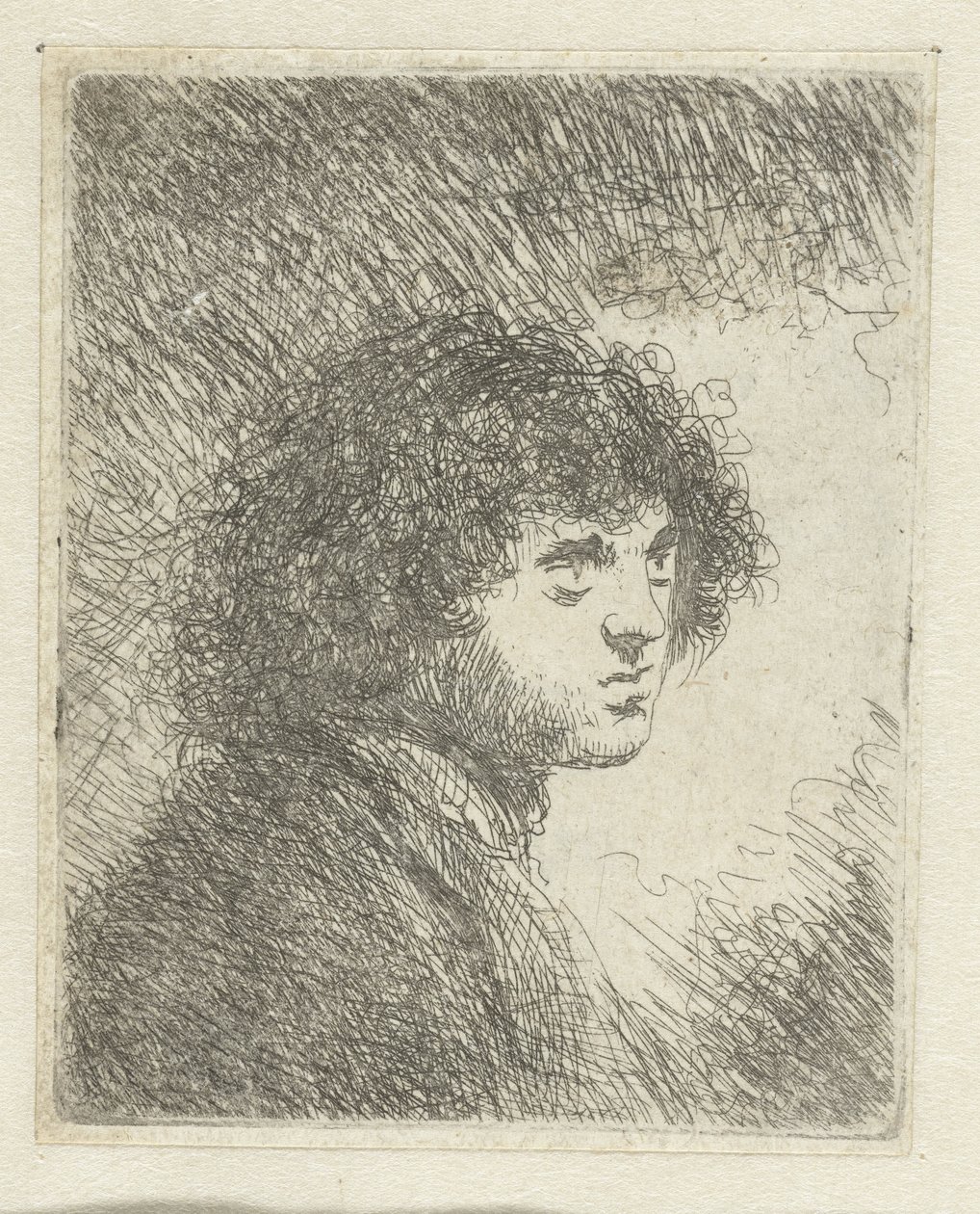 Busto de um jovem de Jan Lievens