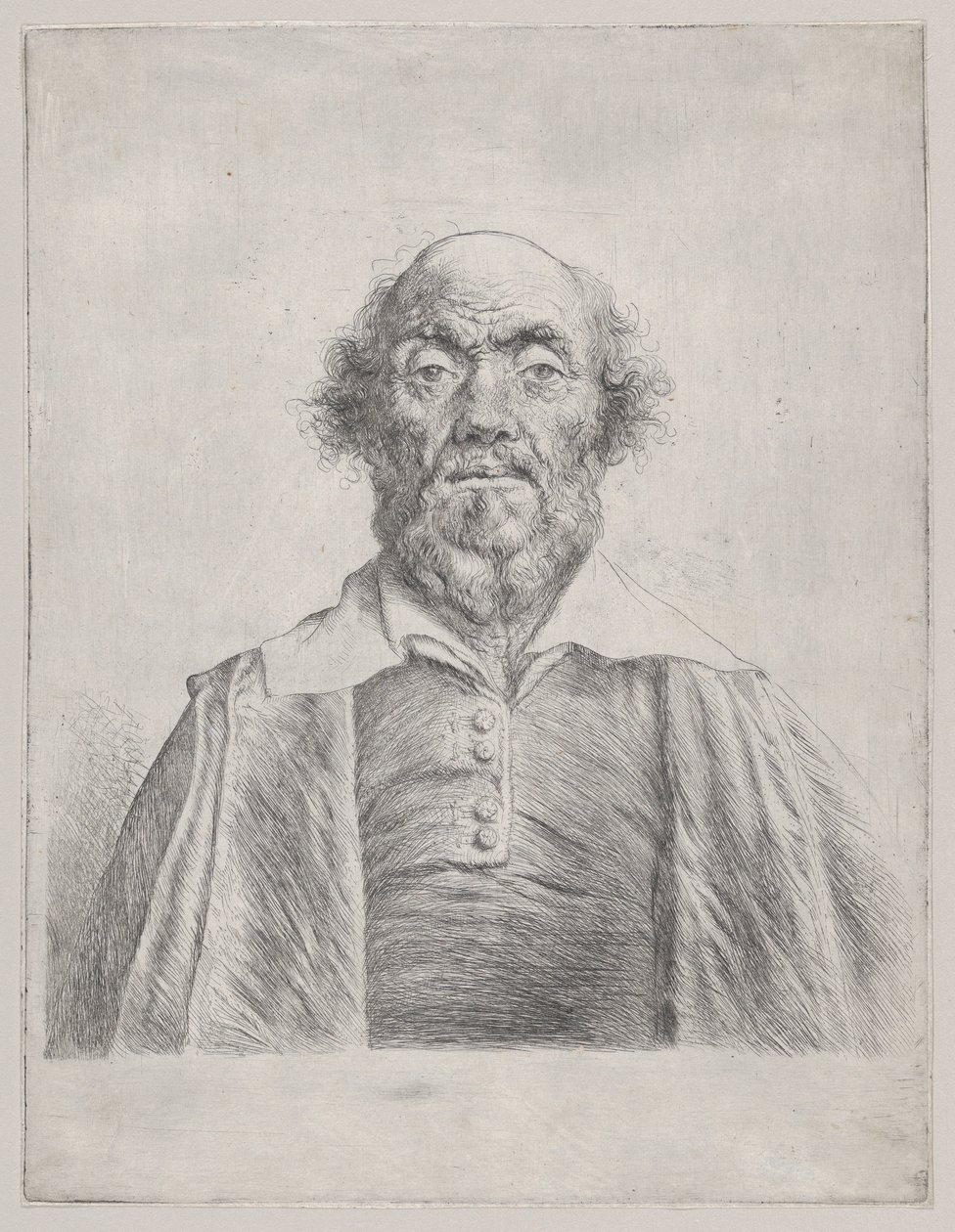 Busto de um homem idoso, 1620-74. de Jan Lievens