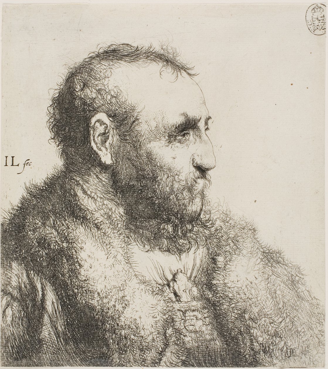 Busto de um velho de Jan Lievens