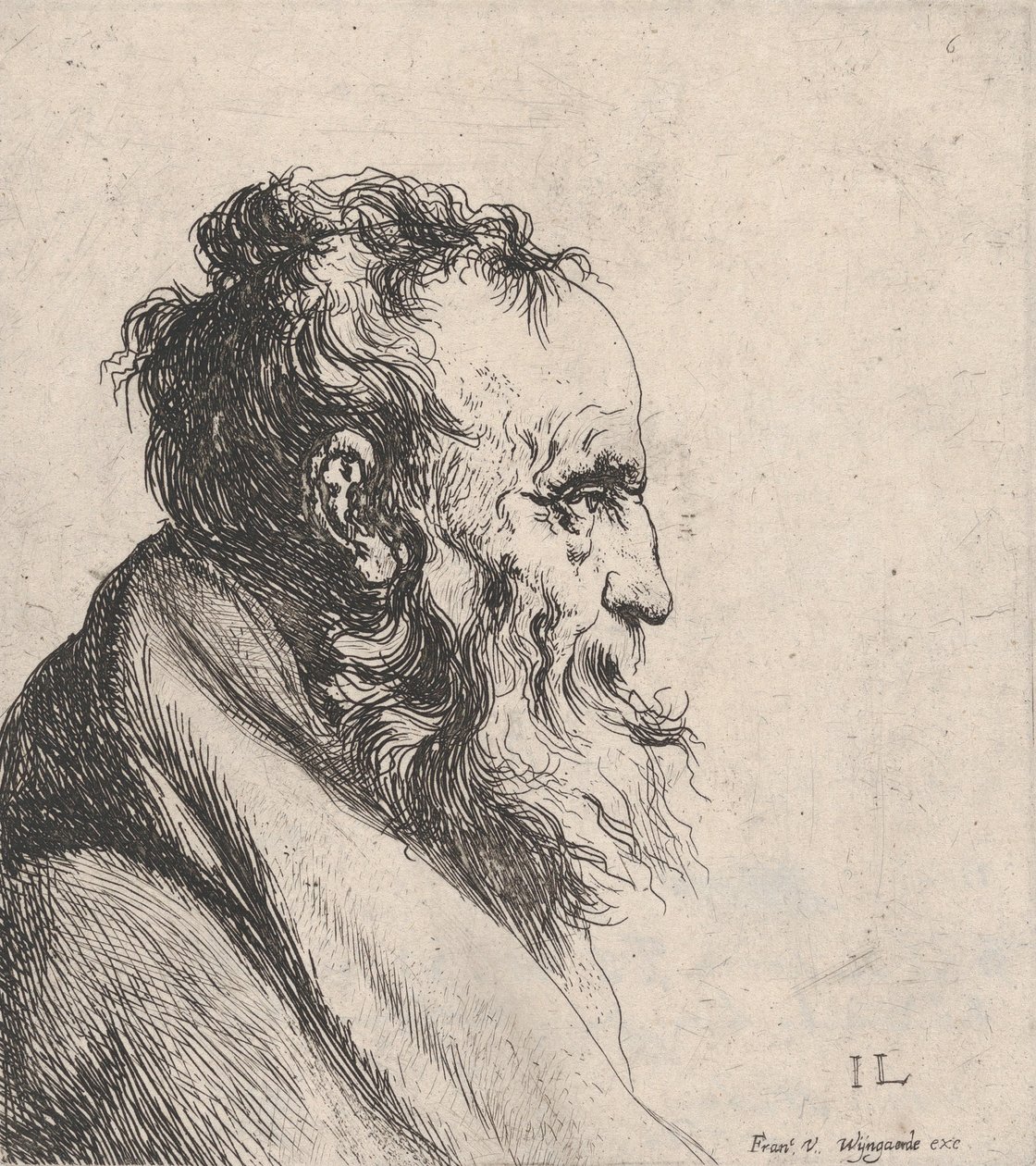 Busto de um Velho, 1620-74. de Jan Lievens
