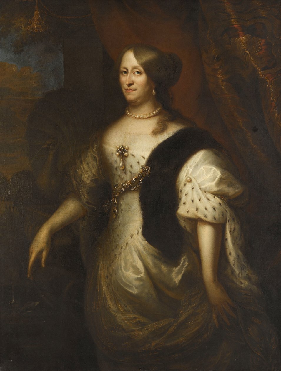 Cornelia Teding van Berkhout (1614-80), Esposa de Maerten Harpertsz Tromp de Jan Lievens