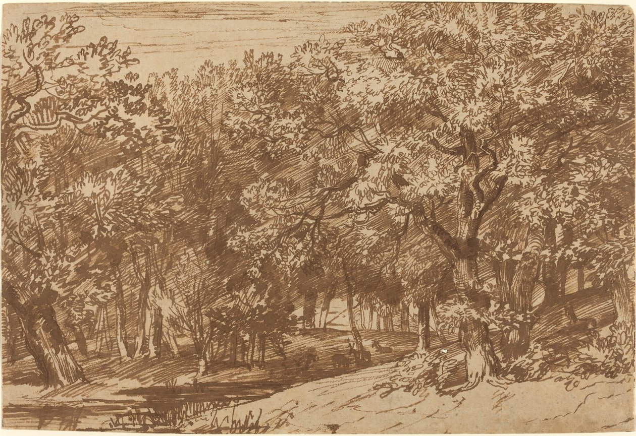 Parque dos cervos de Jan Lievens