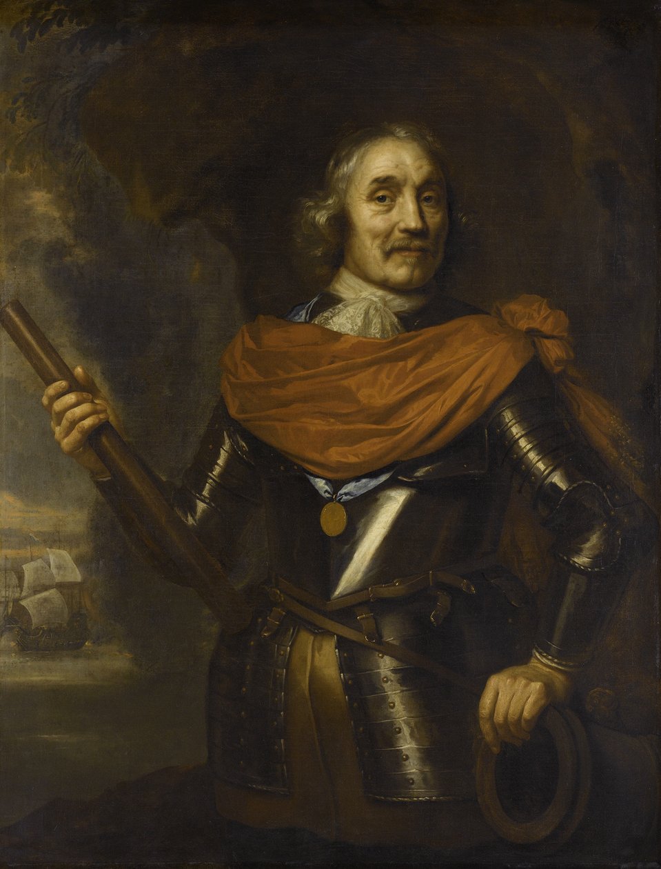 Maarten Harpertszoon Tromp 1597-1653, Almirante Holandês, 1653 de Jan Lievens