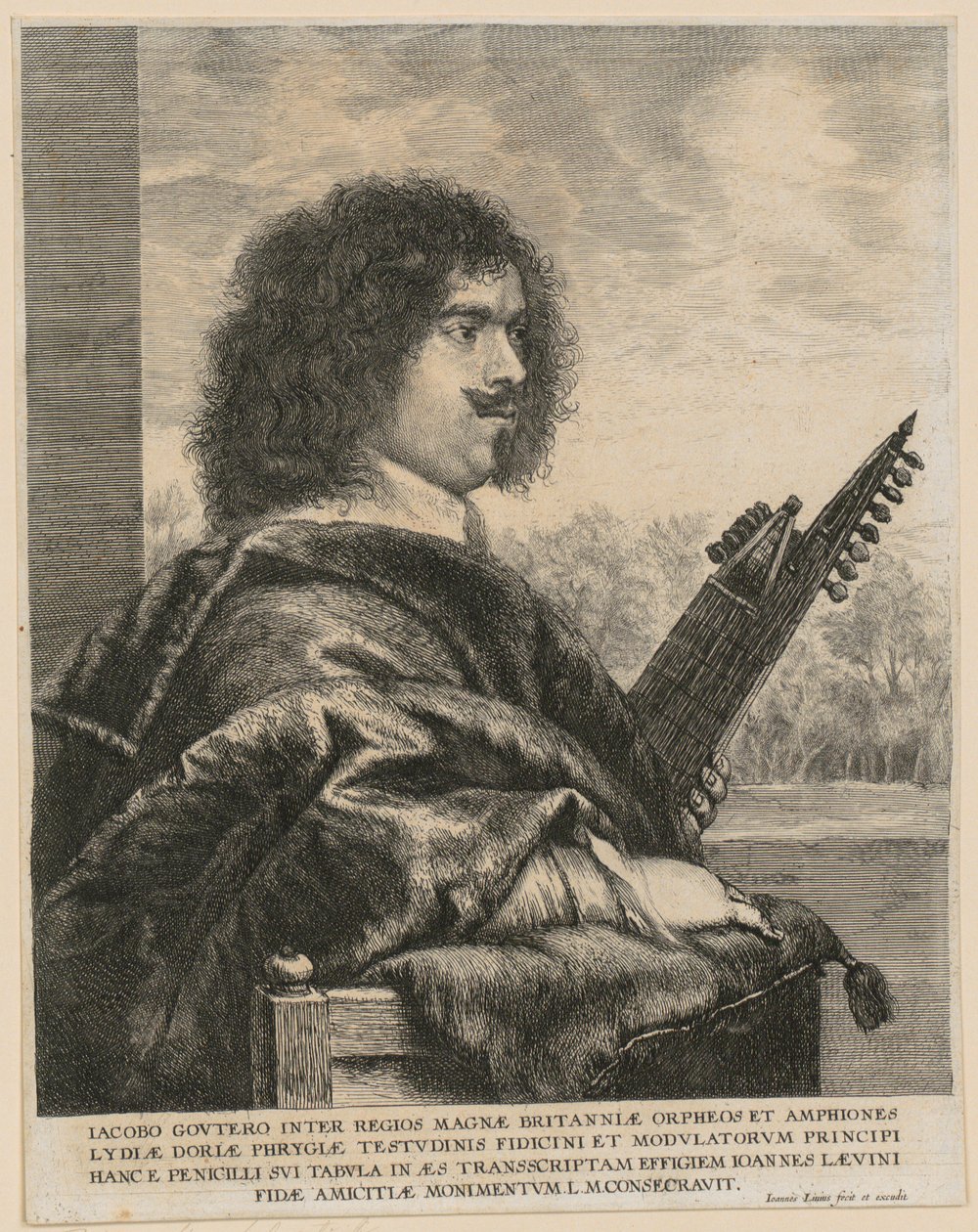 Retrato de Jacques Gaultier (Gouter) de Jan Lievens