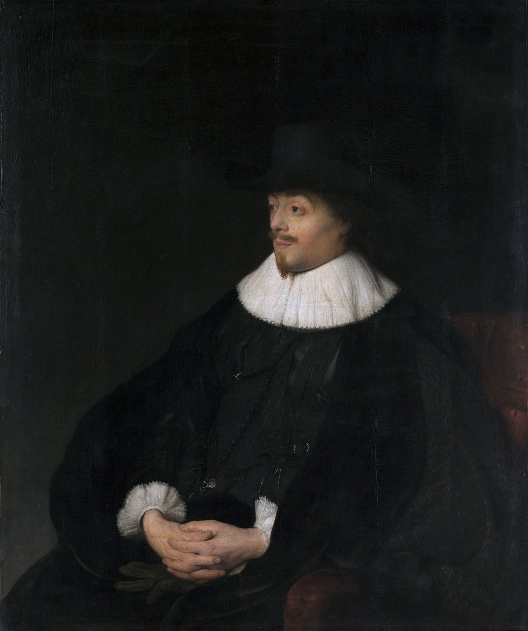 Retrato de Constantijn Huygens (1596-1687) de Jan Lievens