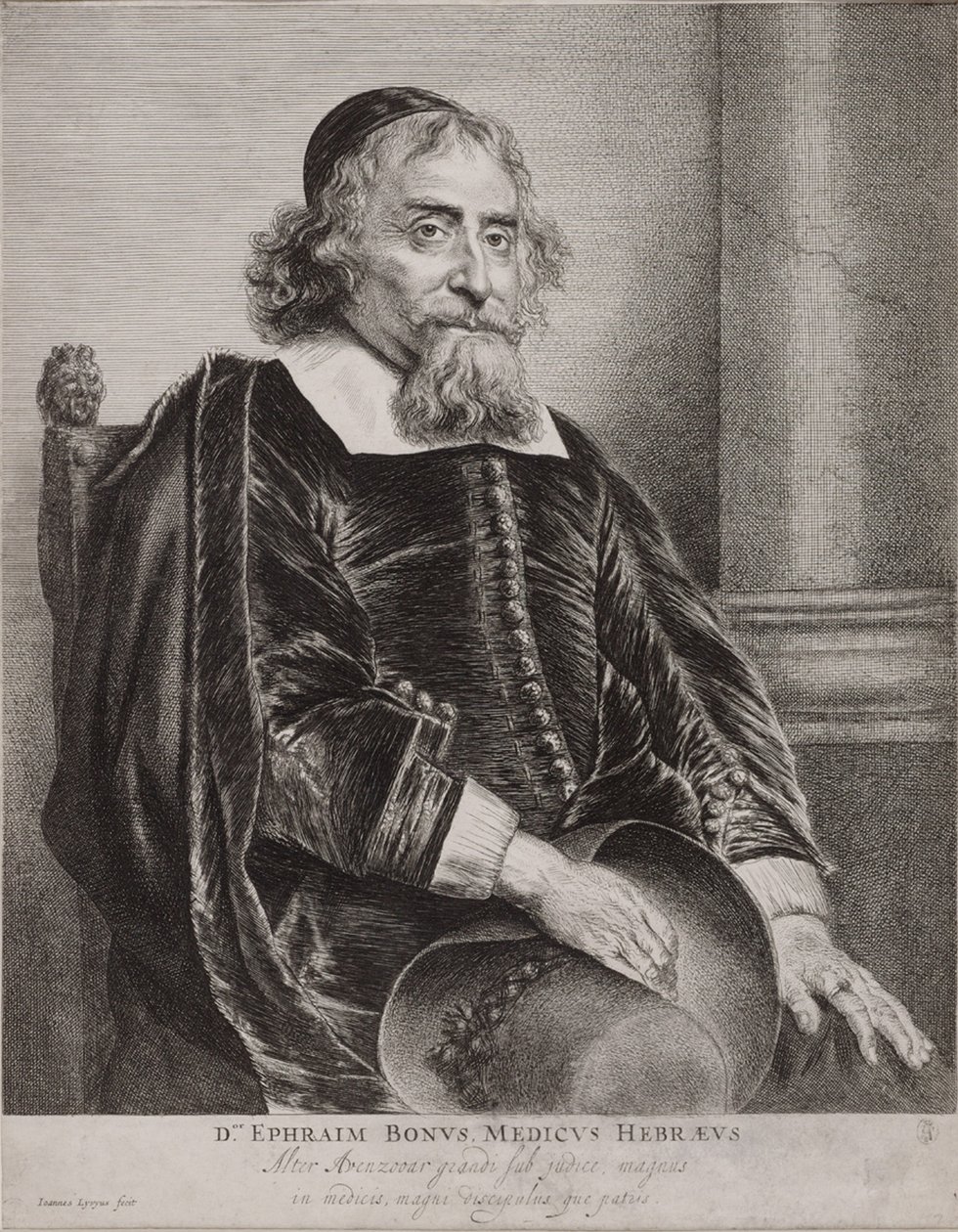 Retrato de Efraim Bom de Jan Lievens