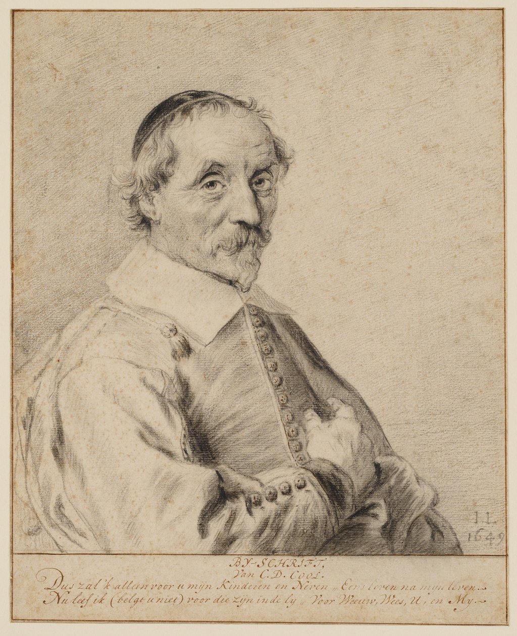 Retrato de Cornelis Dircksz Cool (c. 1593-1669) de Jan Lievens
