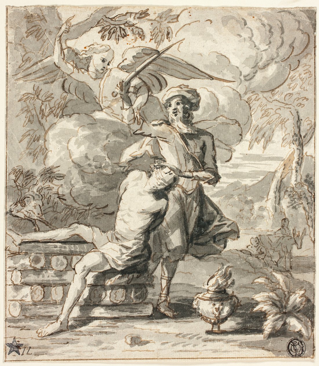 Sacrifício de Abraão de Jan Lievens