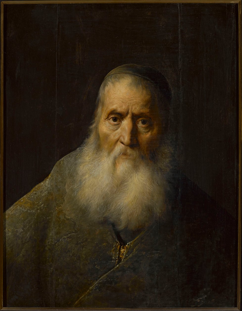Velho com barrete de Jan Lievens