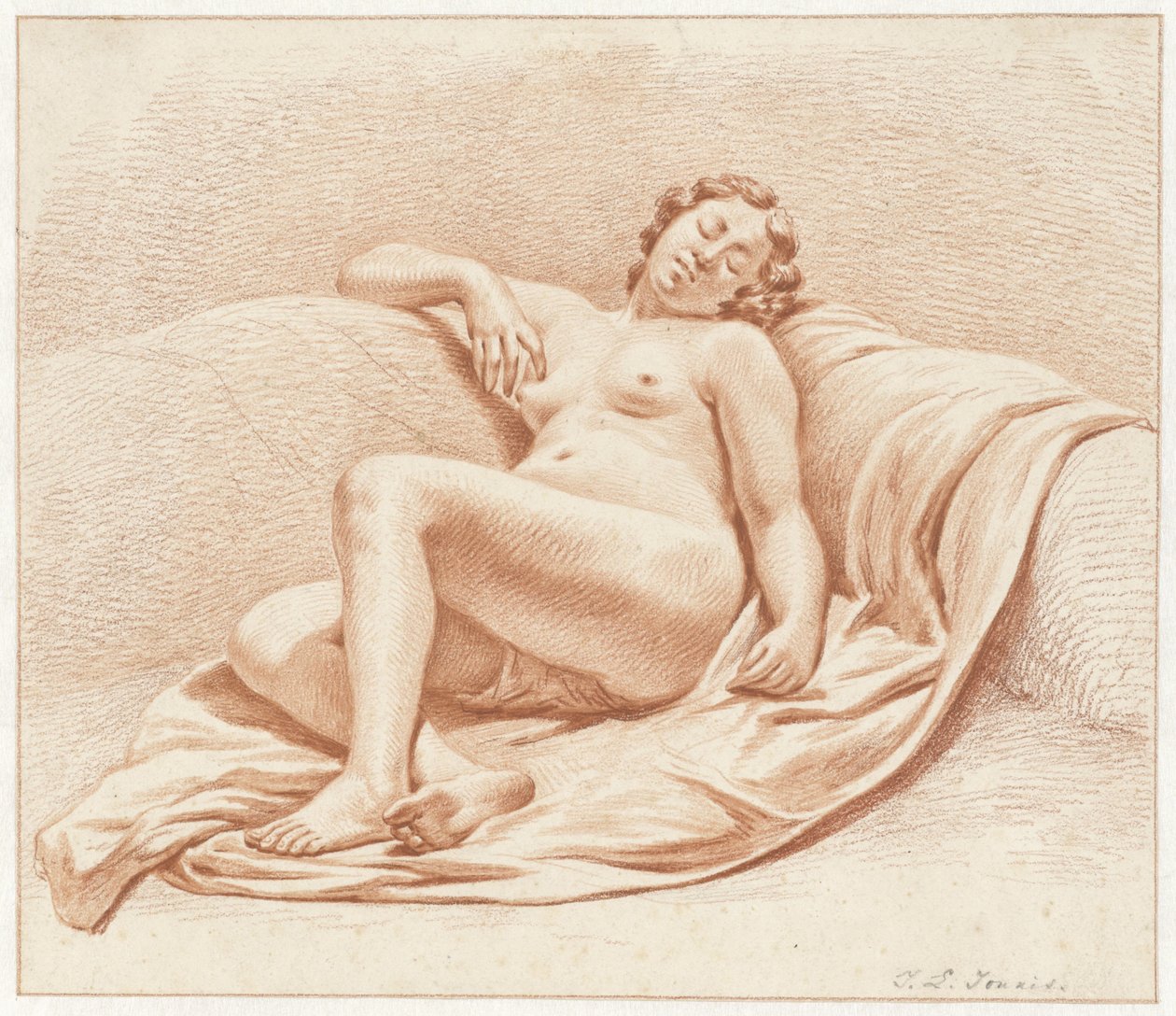 Nua Feminina Reclinada de Jan Lodewijk Jonxis
