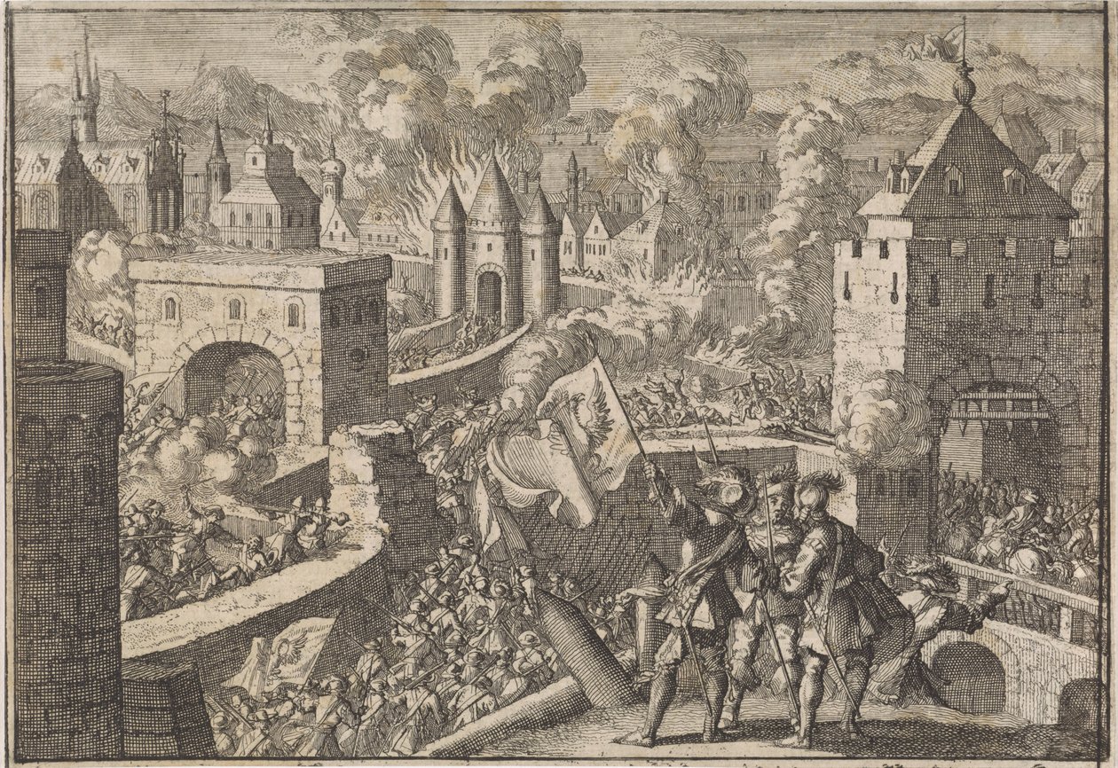 Conquista de Magdeburg, 1631 de Jan Luyken (attributed to)