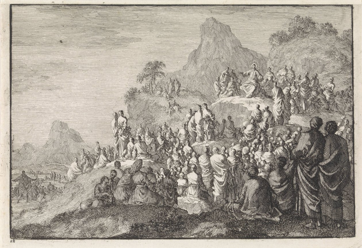 Discurso de montanha de Jan Luyken