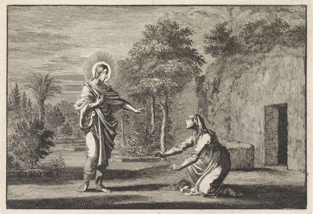 Cristo Aparece a Maria Madalena de Jan Luyken