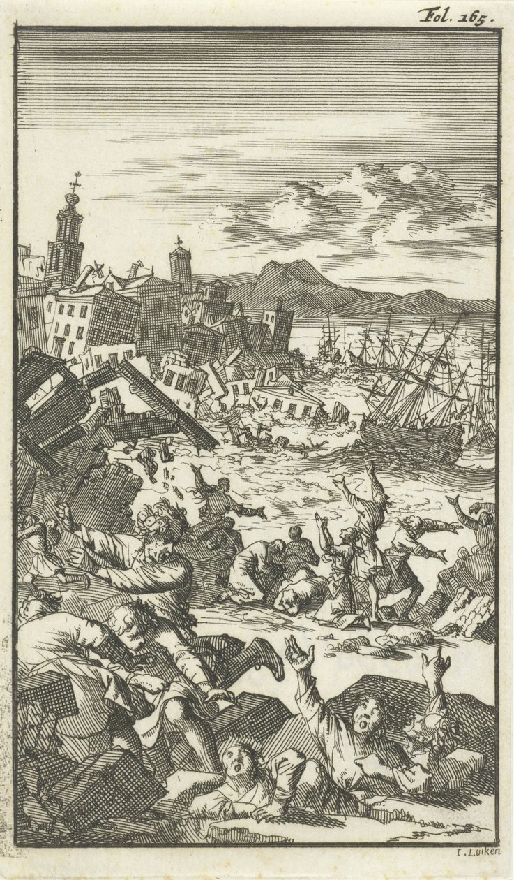 O terremoto de Jan Luyken