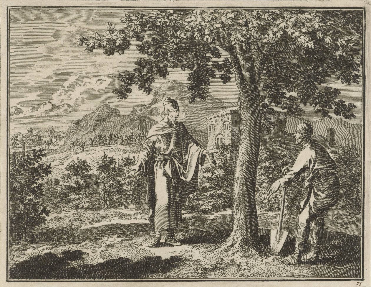 Parábola da figueira estéril de Jan Luyken