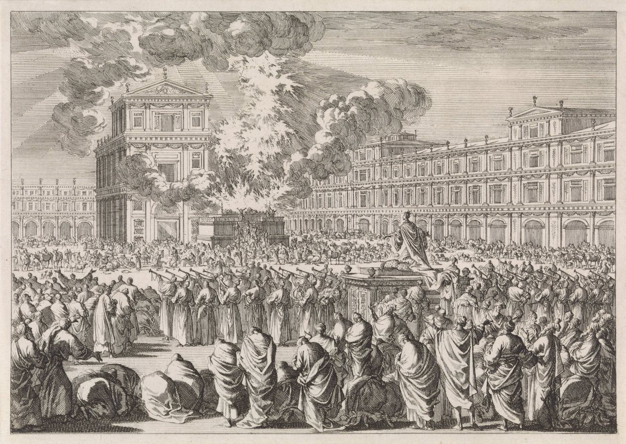 Consagração do templo de Salomão de Jan Luyken