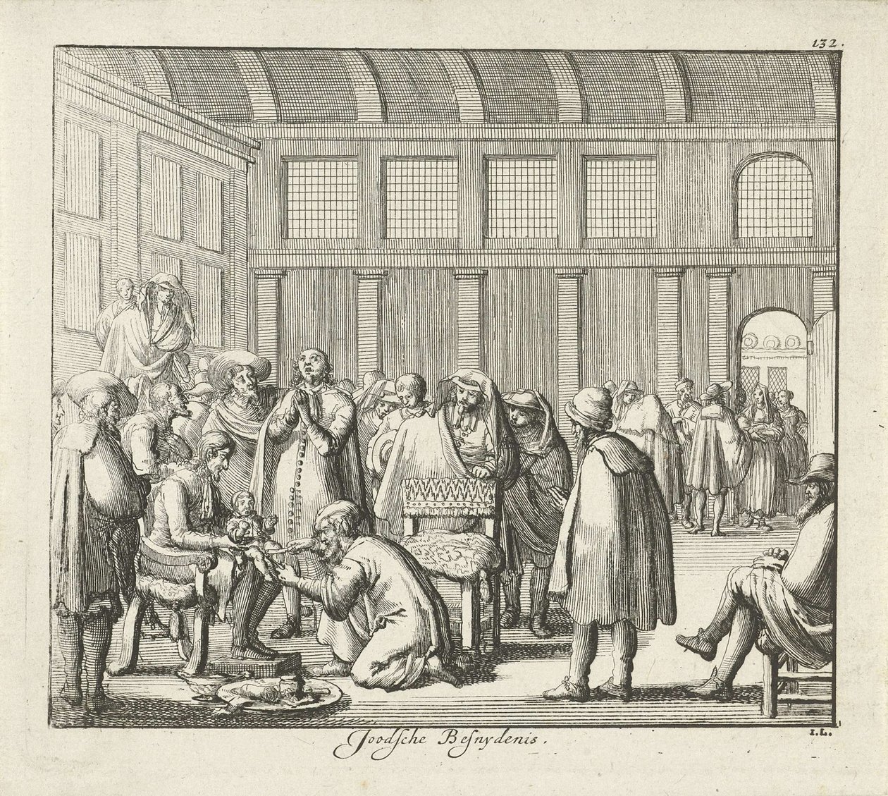 Circuncisão judaica de Jan Luyken