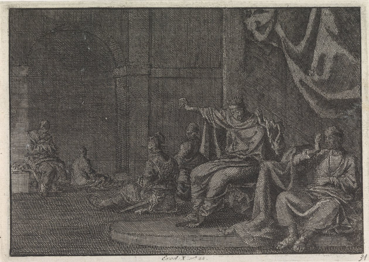 Praga da escuridão de Jan Luyken