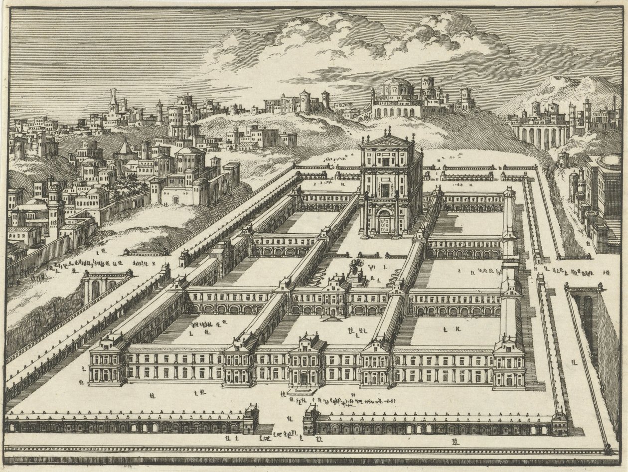 Templo de Salomão, Jerusalém (variante B) de Jan Luyken