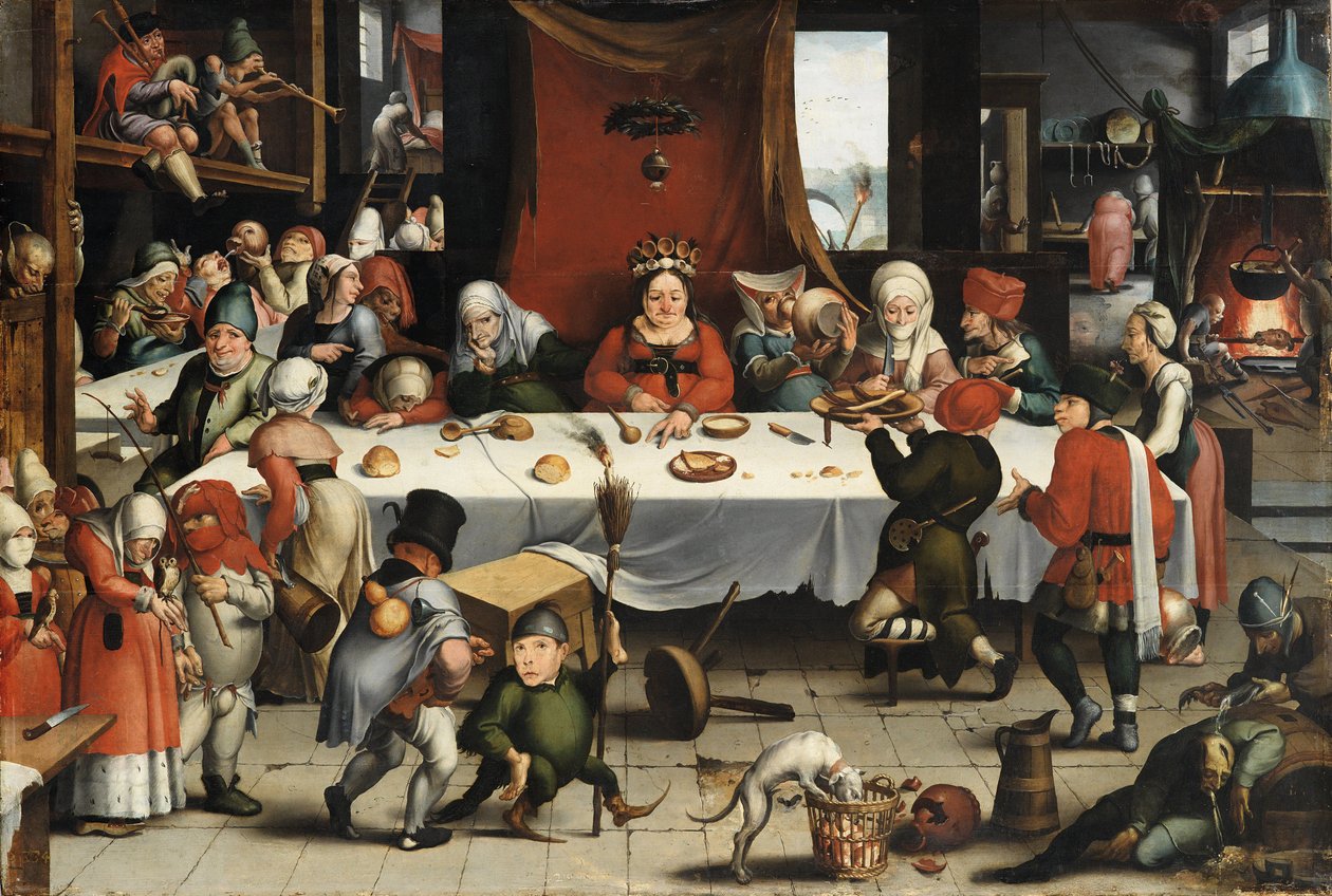 Festa Burlesca, c. 1550 de Jan Mandyn