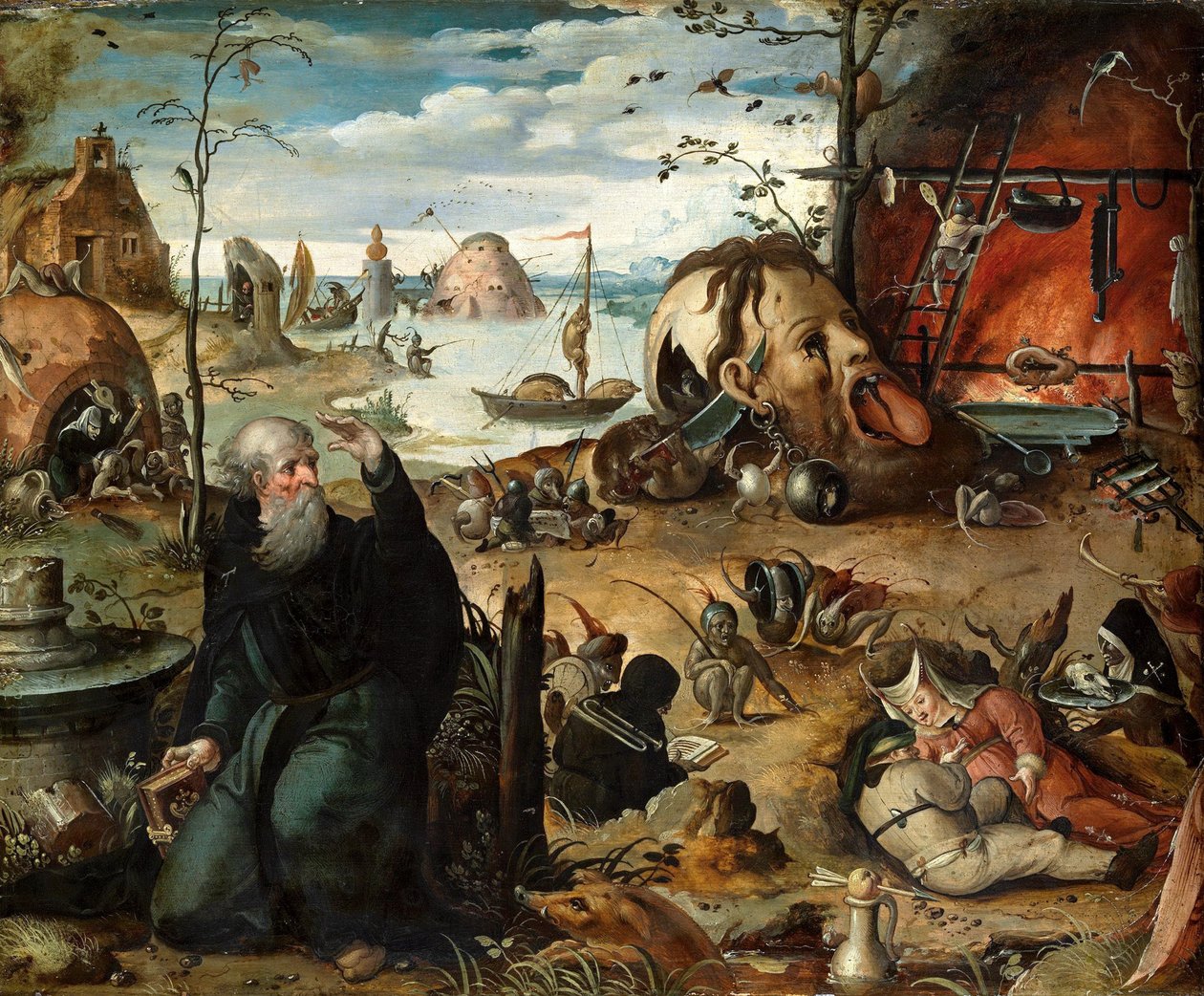 A Tentação de Santo Antônio de Jan Mandyn