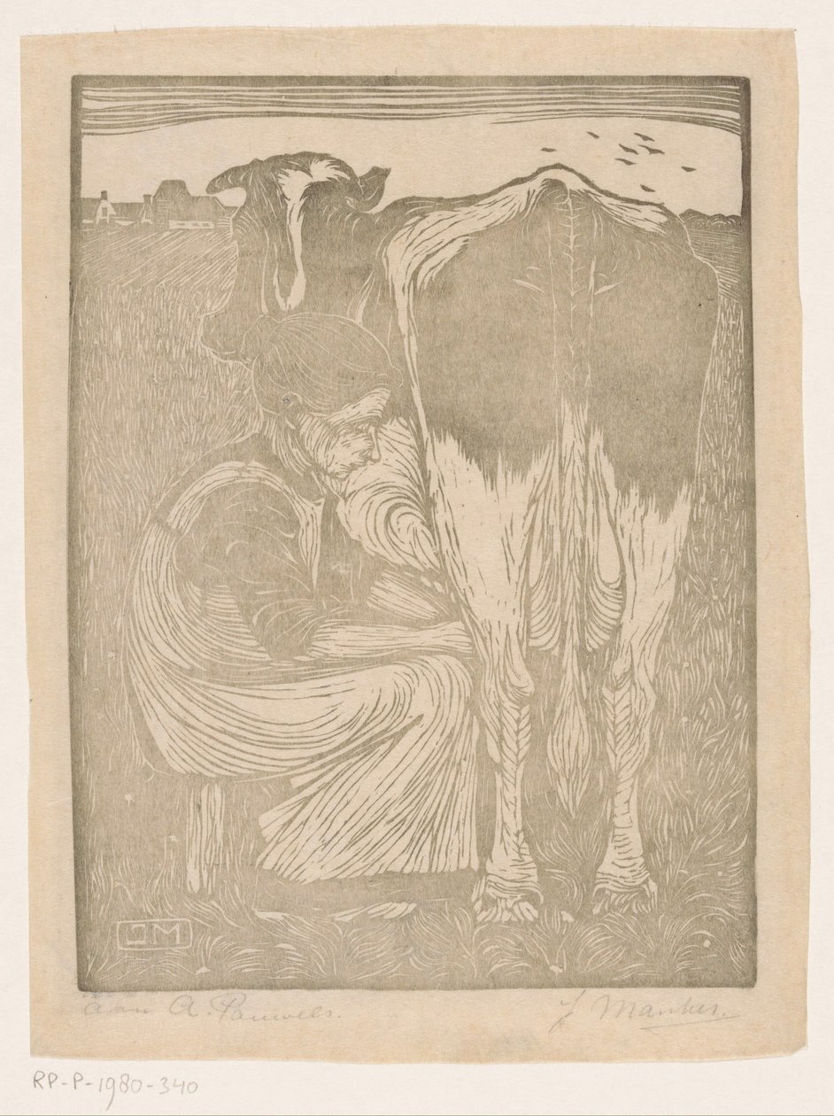 Cowgirl de Jan Mankes (signed by artist)
