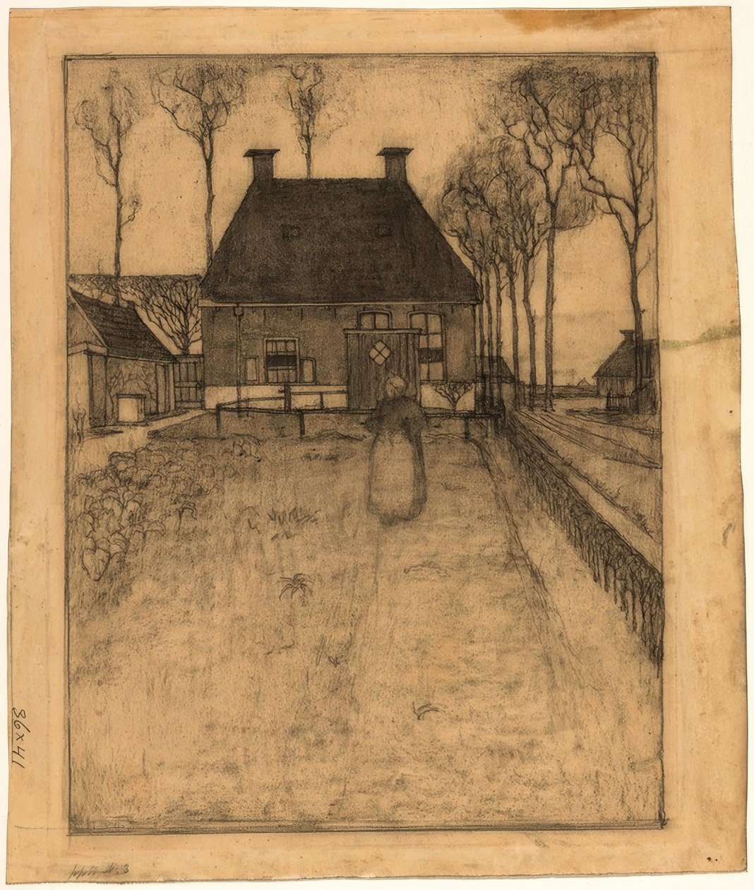 Casa dos pais em Knijpe de Jan Mankes