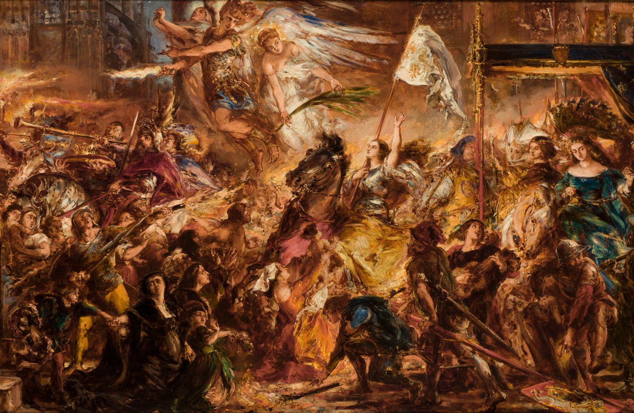 A Donzela de Orleães de Jan Matejko