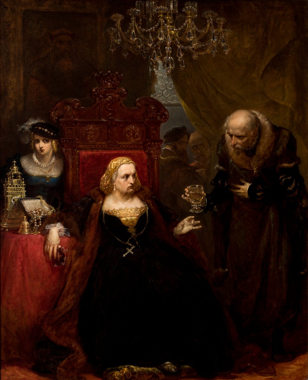 Envenenamento da Rainha Bona de Jan Matejko