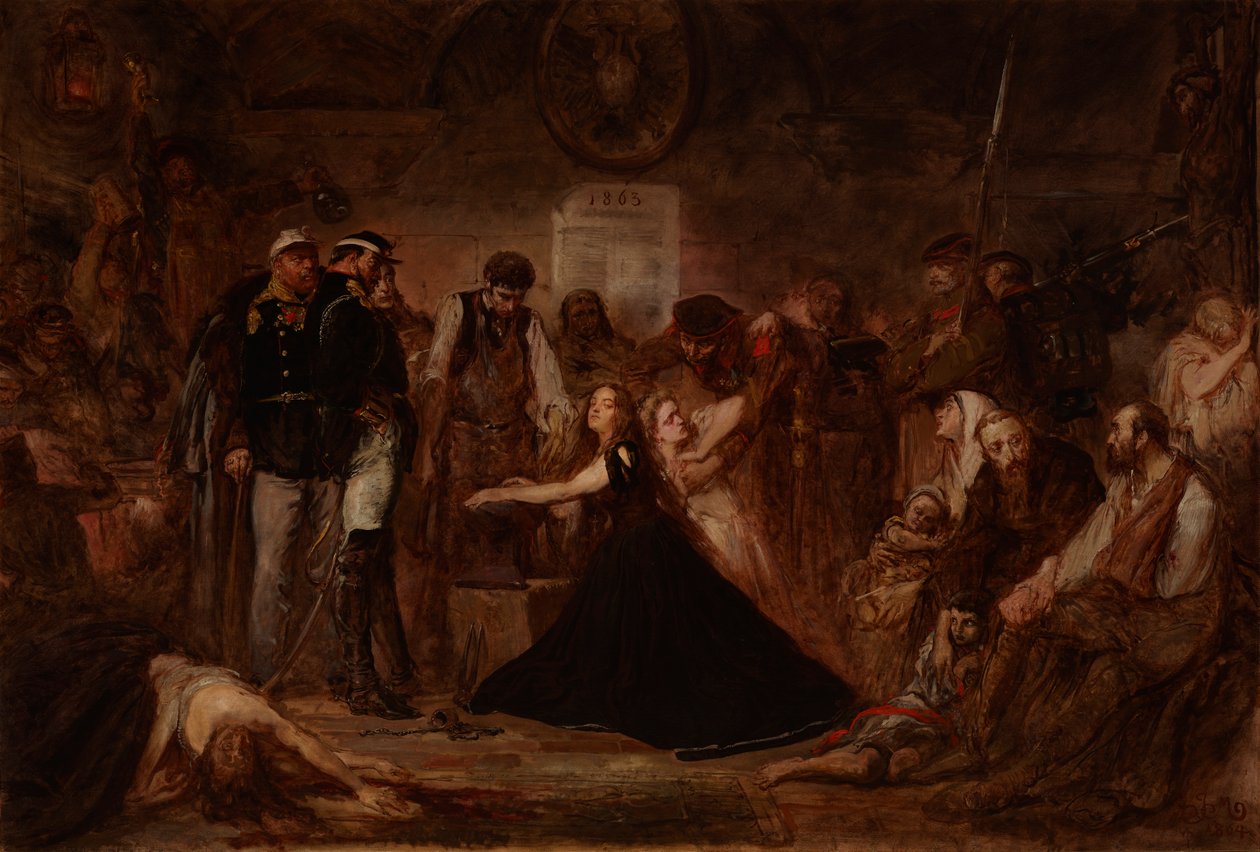 Polonia 1863 (Polónia acorrentada) de Jan Matejko