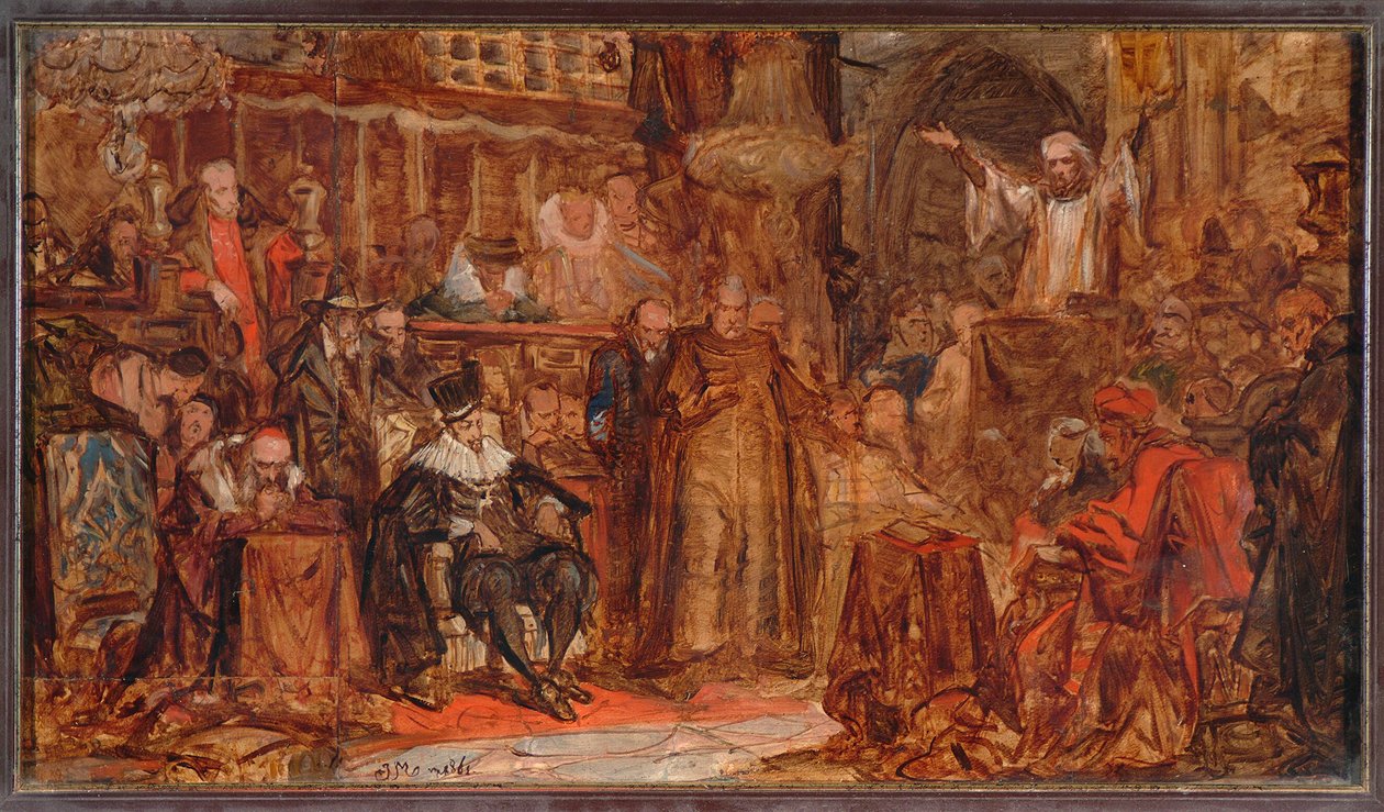 Esboço para «O Sermão de Skarga» de Jan Matejko